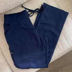 Greys anatomy navy blue scrubs top and bottom